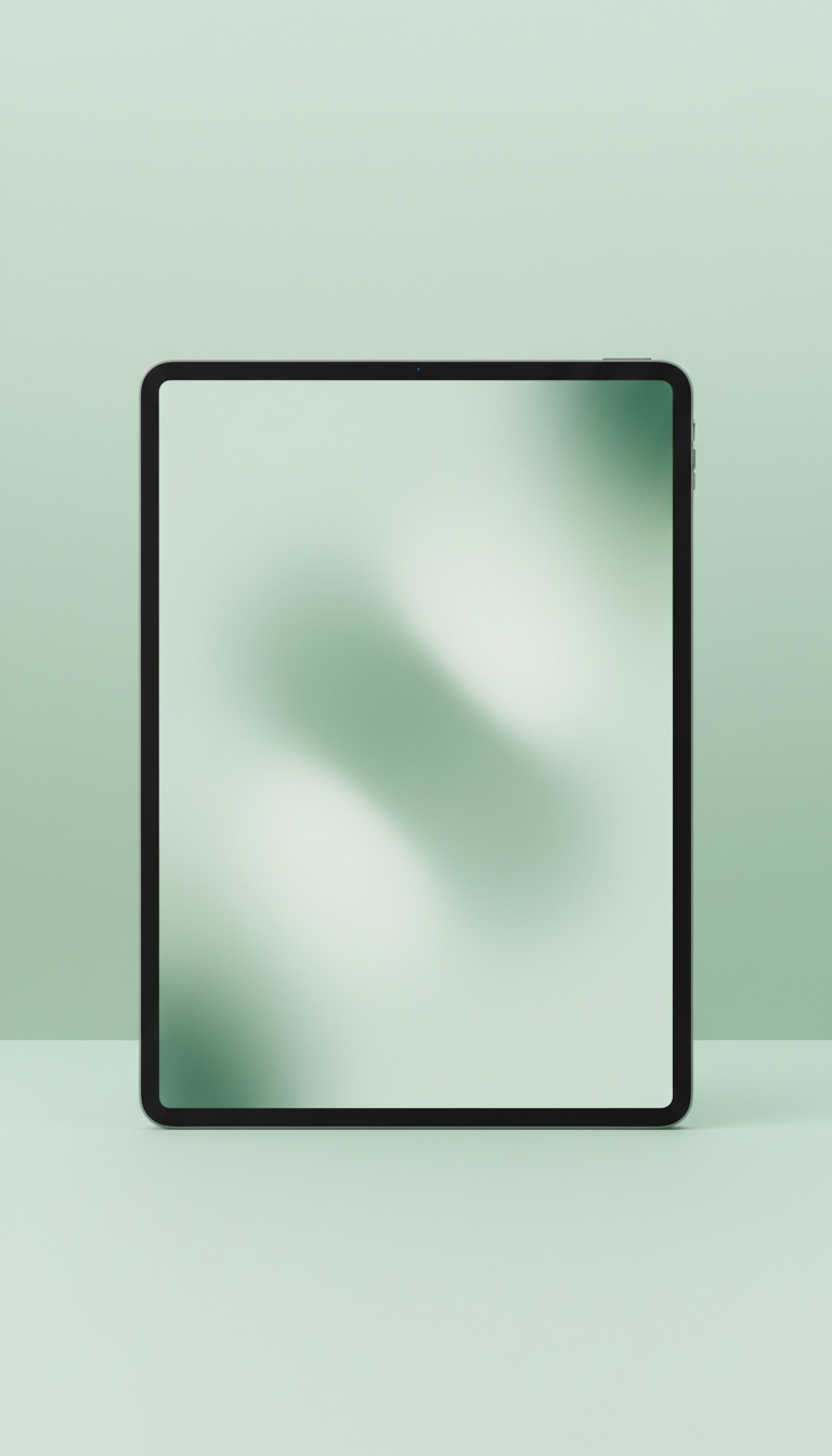 Digitale Beratungsplattform Tablet-Oberfläche